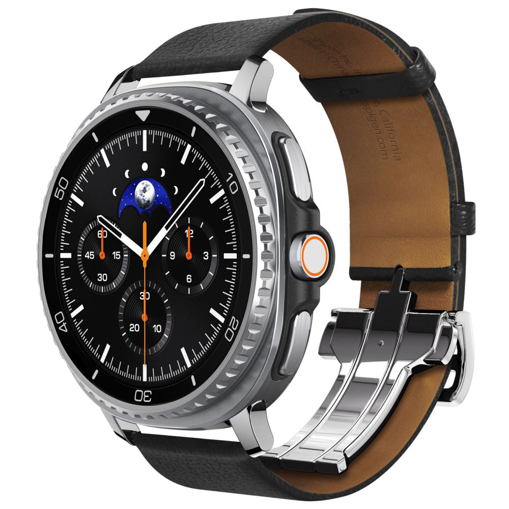Spigen Enzo Band for Samsung Galaxy Watch8 / Watch8 Classic Series, Black AMP10119