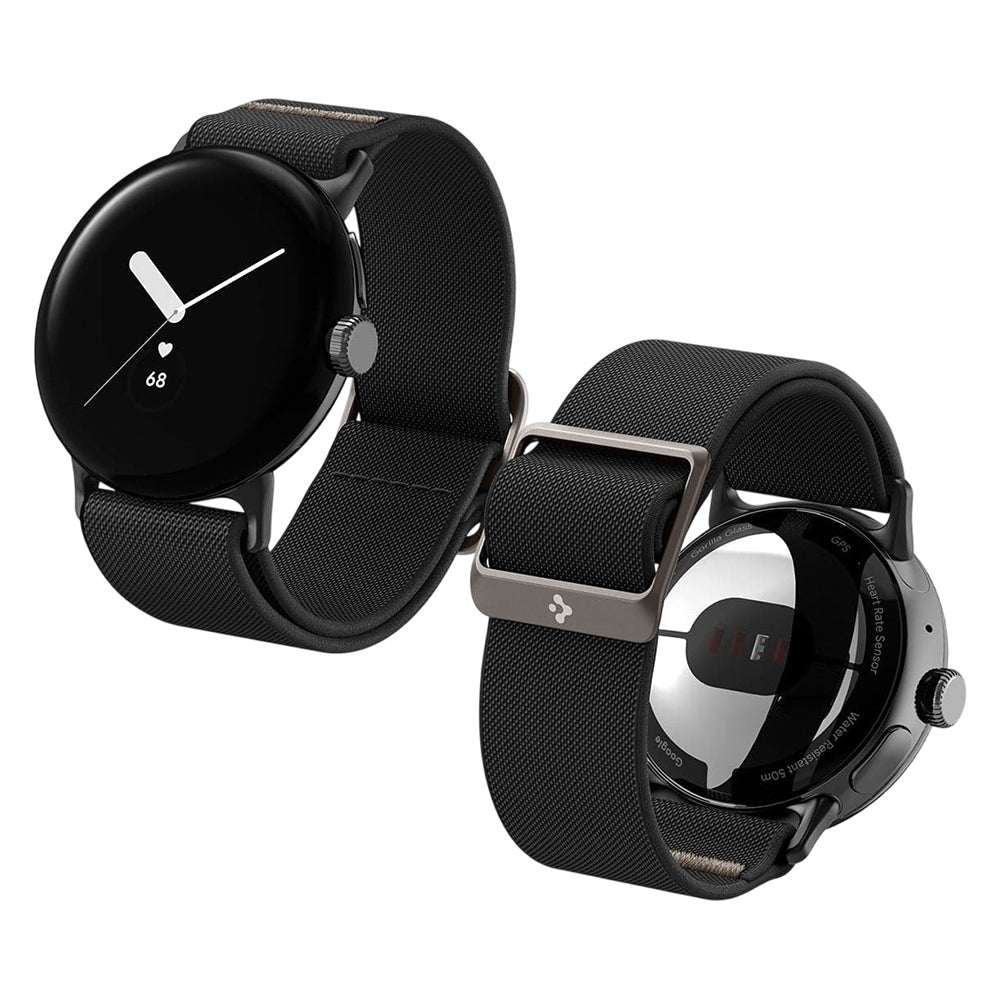Каишка Spigen Lite Fit за Google Pixel Watch 41mm Series, Черна AMP06348