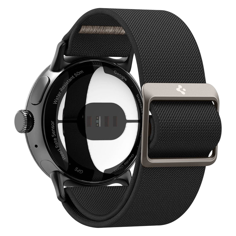 Каишка Spigen Lite Fit за Google Pixel Watch 41mm Series, Черна AMP06348