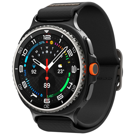 Каишка Spigen Lite Fit за Samsung Galaxy Watch8 / Watch8 Classic Series, Черна