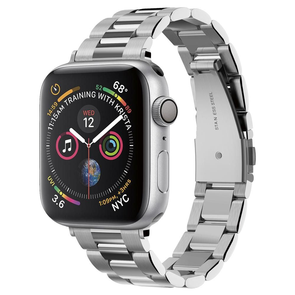 Каишка Spigen Modern Fit за Apple Watch 42mm / 41mm / 40mm / 38mm Series, Сребриста