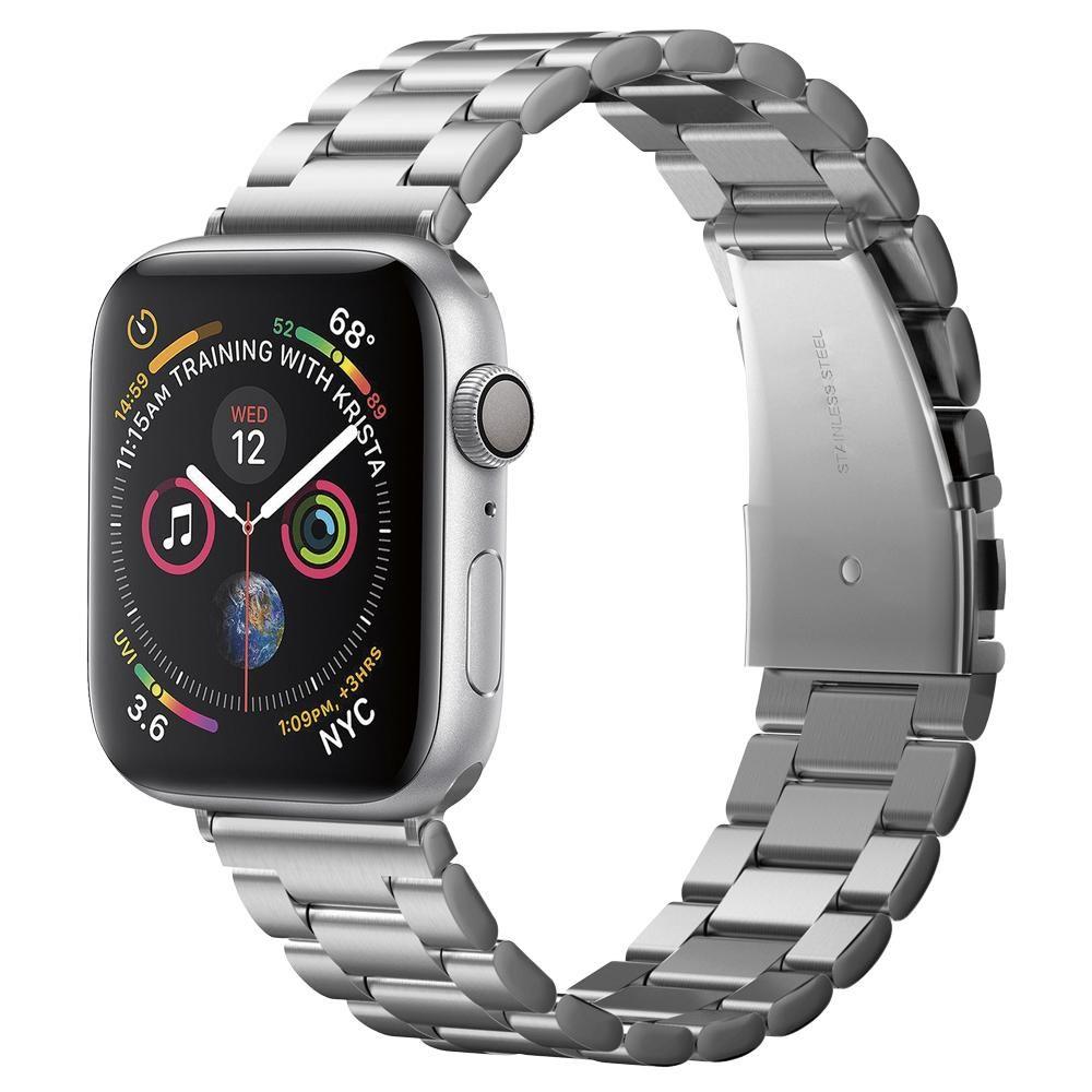 Каишка Spigen Modern Fit за Apple Watch 49mm / 46mm / 45mm / 44mm / 42mm Series, Сребриста
