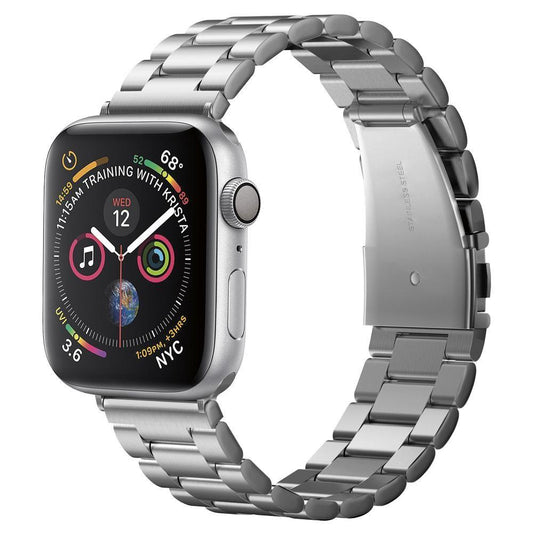 Каишка Spigen Modern Fit за Apple Watch 49mm / 46mm / 45mm / 44mm / 42mm Series, Сребриста