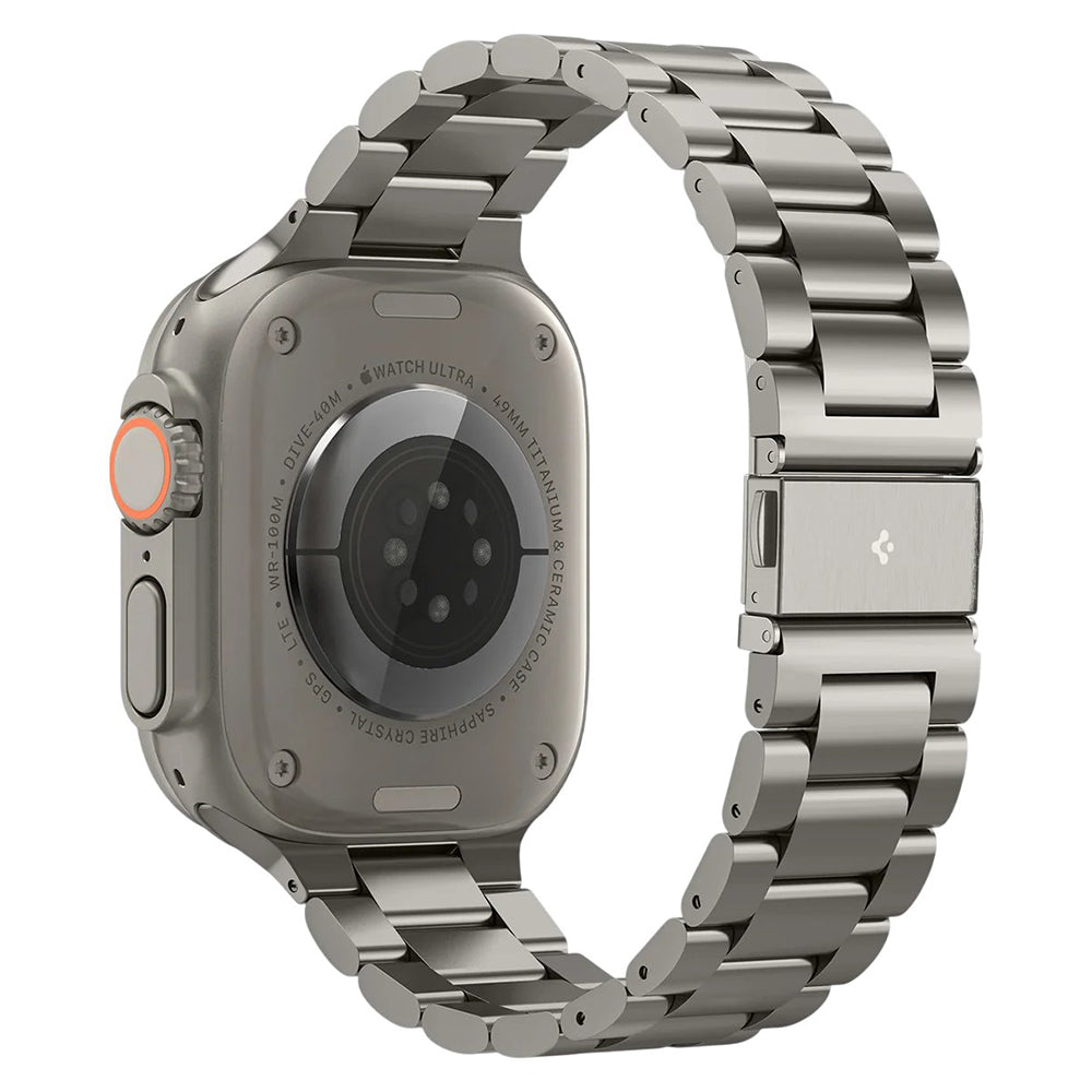 Каишка Spigen Modern Fit Titanium за Apple Watch 49mm / 46mm / 45mm / 44mm Series, сива AMP09105