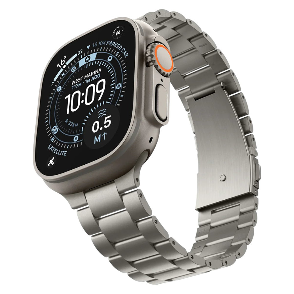Каишка Spigen Modern Fit Titanium за Apple Watch 49mm / 46mm / 45mm / 44mm Series, сива AMP09105