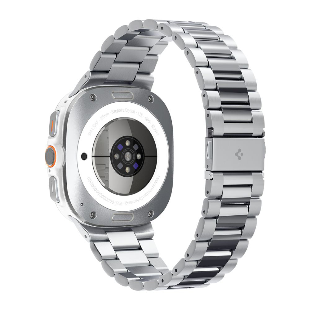 Каишка Spigen Modern Fit за Samsung Galaxy Watch Ultra Series, сребриста AMP08823
