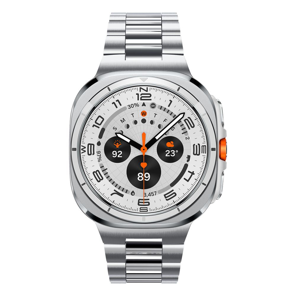 Каишка Spigen Modern Fit за Samsung Galaxy Watch Ultra Series, сребриста AMP08823