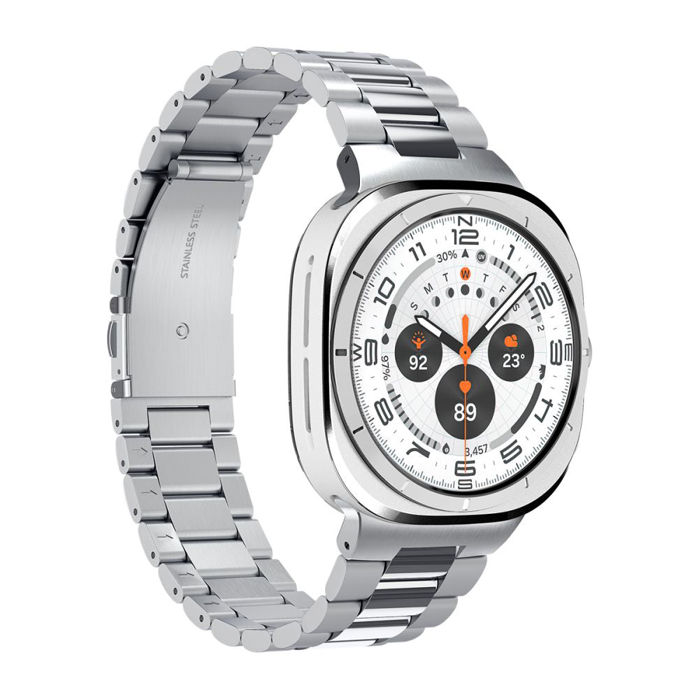 Каишка Spigen Modern Fit за Samsung Galaxy Watch Ultra Series, сребриста AMP08823