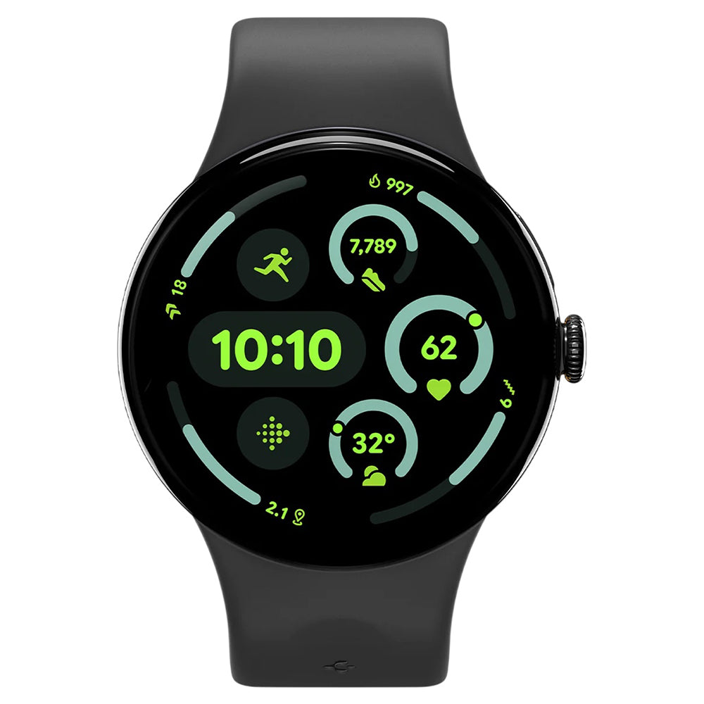 Каишка Spigen Nano Pop за Google Pixel Watch 45mm Series, Черна AMP09491
