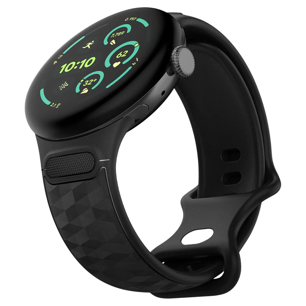 Каишка Spigen Parallax за Google Pixel Watch 45mm Series, Матирана Черна AMP10192