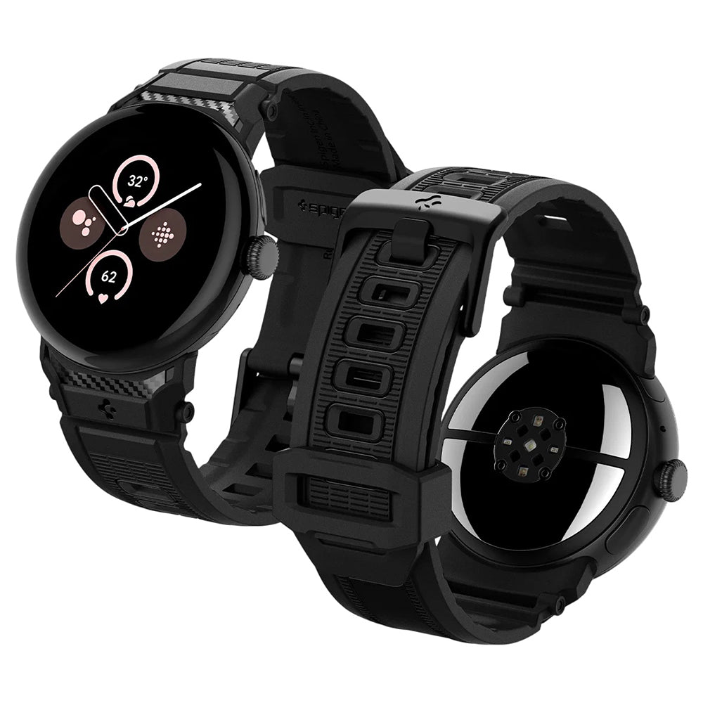 Каишка Spigen Rugged за Google Pixel Watch 45mm Series, Черна AMP07600