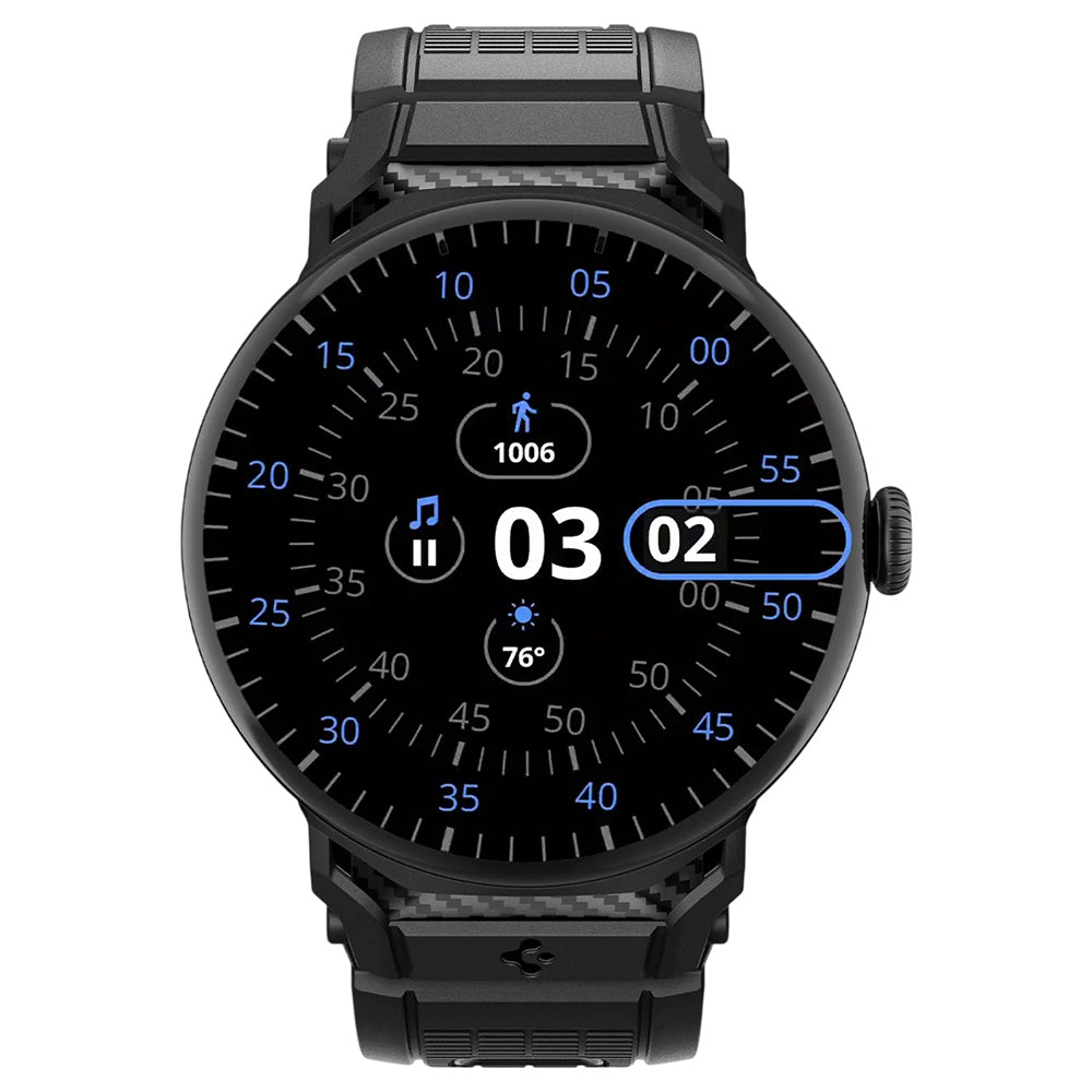 Каишка Spigen Rugged за Google Pixel Watch 45mm Series, Черна AMP07600