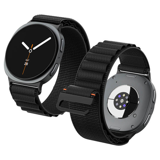 Каишка Spigen WBF1 за Samsung Galaxy Watch9 / Watch8 / Watch8 Classic Series, Черна AMP11607