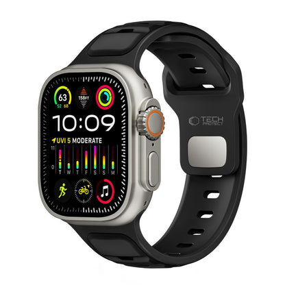 Каишка Tech-Protect Iconband Line за Apple Watch 49mm / 46mm / 45mm / 44mm Series, Черна