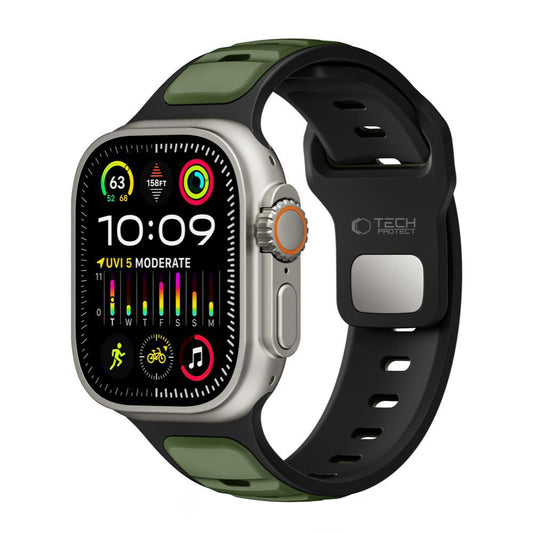 Каишка Tech-Protect Iconband Line за Apple Watch 49mm / 46mm / 45mm / 44mm Series, Зелена