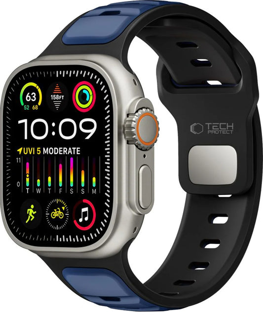 Каишка Tech-Protect Iconband Line за Apple Watch 49mm / 46mm / 45mm / 44mm Series, Тъмносиня