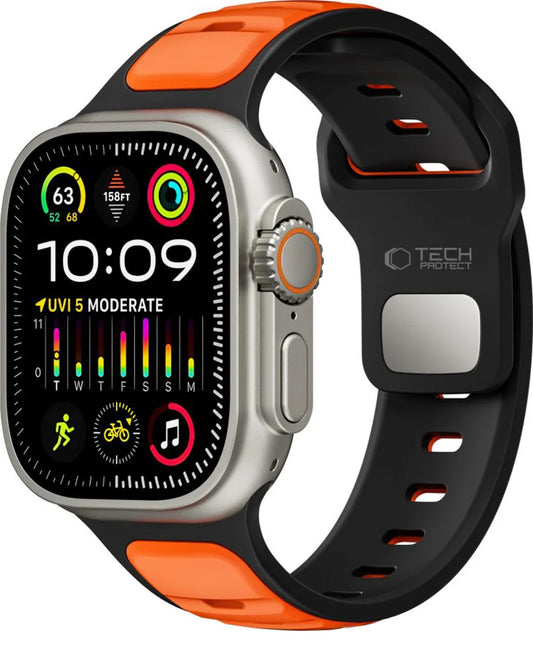Каишка Tech-Protect Iconband Line за Apple Watch 49mm / 46mm / 45mm / 44mm Series, Оранжева