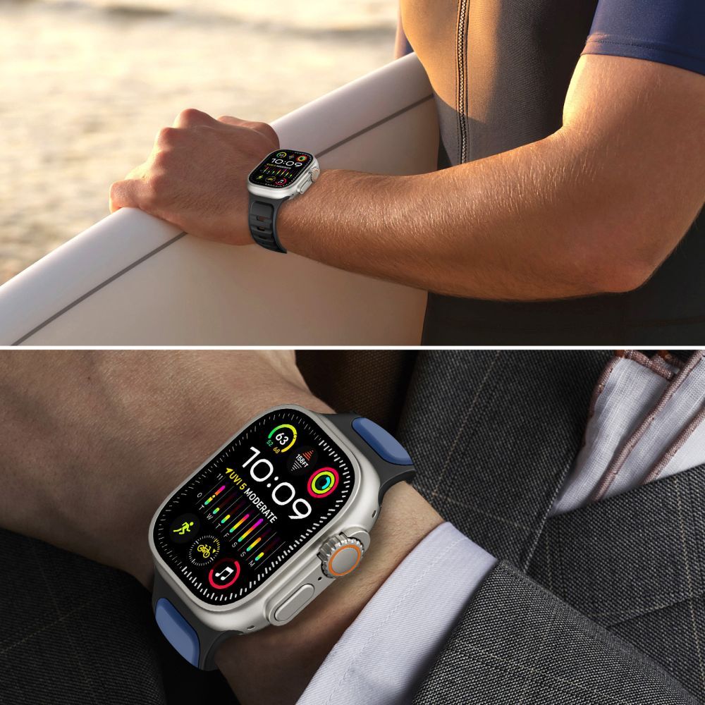 Каишка Tech-Protect Iconband Line за Apple Watch 49mm / 46mm / 45mm / 44mm Series, Черна
