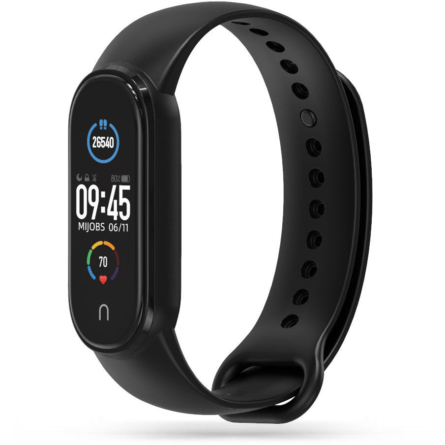 Tech-Protect Iconband за Xiaomi Smart Band 5/6/7, черен 