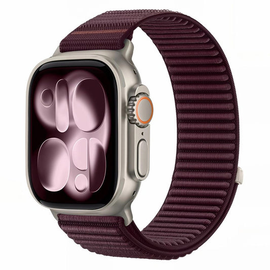 Каишка Tech-Protect NylonLoop за Apple Watch 49mm / 46mm / 45mm / 44mm Series, бордо
