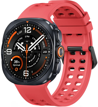 Каишка Tech-Protect Silicone Air за Samsung Galaxy Watch9 / Watch8 / Watch8 Classic Series, Червена