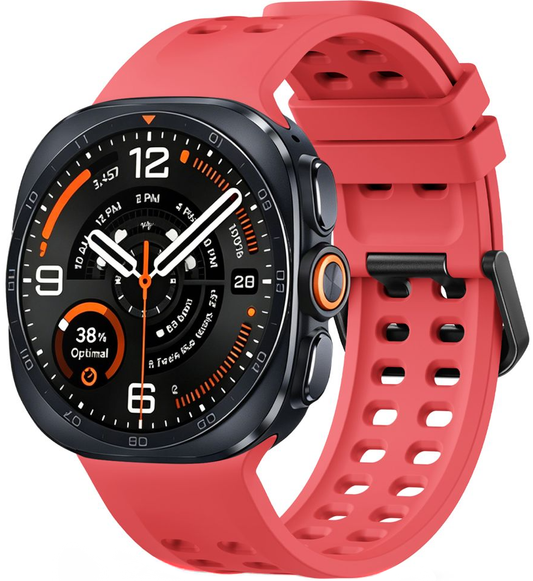 Каишка Tech-Protect Silicone Air за Samsung Galaxy Watch9 / Watch8 / Watch8 Classic Series, Червена