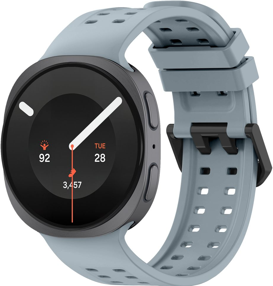 Каишка Tech-Protect Silicone Air за Samsung Galaxy Watch9 / Watch8 / Watch8 Classic Series, Сива