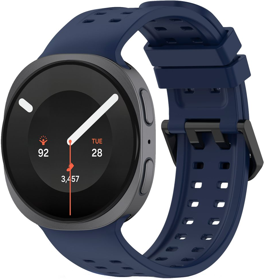 Каишка Tech-Protect Silicone Air за Samsung Galaxy Watch9 / Watch8 / Watch8 Classic Series, Тъмносиня