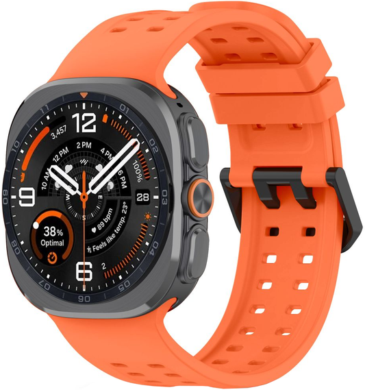 Каишка Tech-Protect Silicone Air за Samsung Galaxy Watch Ultra Series, Оранжева