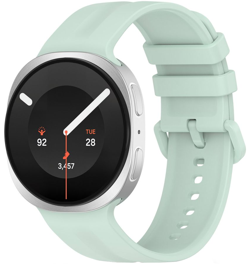 Каишка Tech-Protect Silicone Evo за Samsung Galaxy Watch9 / Watch8 / Watch8 Classic Series, Ментово зелено