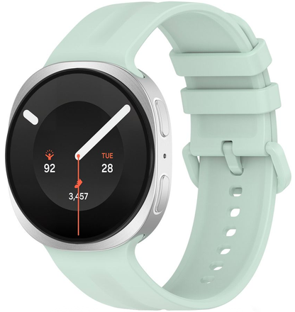 Каишка Tech-Protect Silicone Evo за Samsung Galaxy Watch9 / Watch8 / Watch8 Classic Series, Ментово зелено