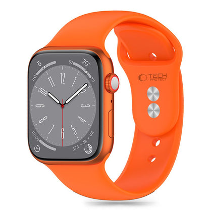 Tech-Protect Силиконова каишка за Apple Watch 41mm / 40mm / 38mm Series, оранжева 