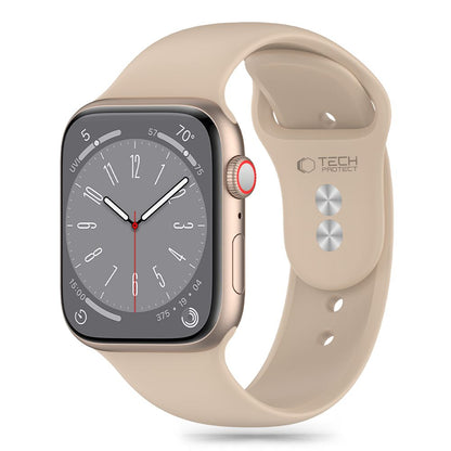 Каишка Tech-Protect Silicone за Apple Watch 41mm / 40mm / 38mm Series, Бежовa