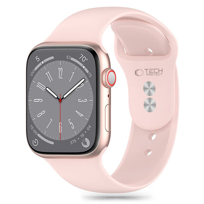 Tech-Protect Силиконова каишка за Apple Watch от серия 41mm / 40mm / 38mm, розова 