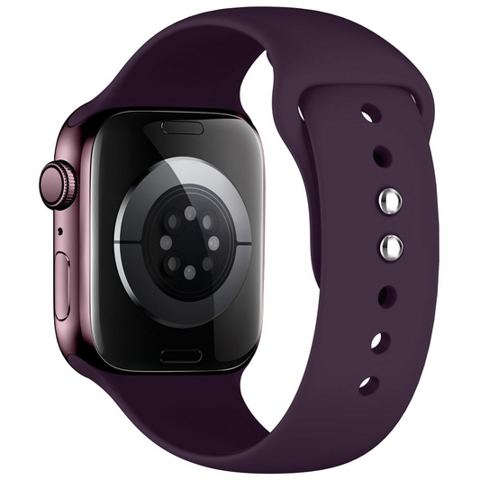 Каишка Tech-Protect Silicone за Apple Watch 49mm / 46mm / 45mm / 44mm Series, Бордо