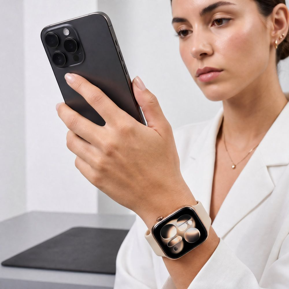 Каишка Tech-Protect Silicone за Apple Watch 49mm / 46mm / 45mm / 44mm Series, Бежова