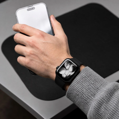 Каишка Tech-Protect Silicone за Apple Watch 49mm / 46mm / 45mm / 44mm Series, Черна