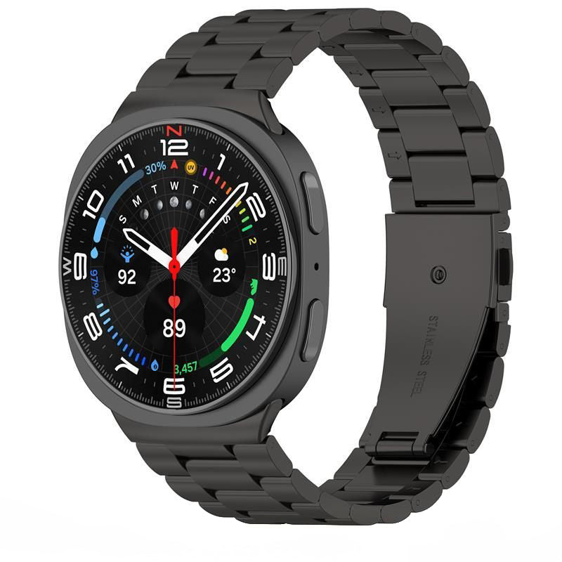 Каишка Tech-Protect Stainless за Samsung Galaxy Watch8 / Watch8 Classic Series, Черна