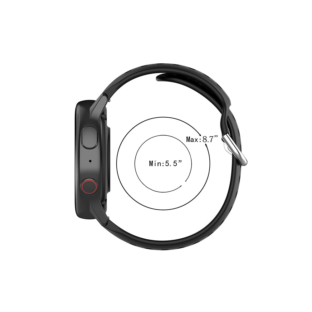 Каишка Techsuit W004 за Samsung Galaxy Watch / Huawei Watch Series, 22mm, Розова