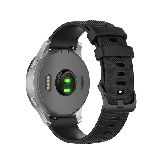 Каишка Techsuit W006 за Huawei Watch / Garmin Watch Series, 18mm, Черна