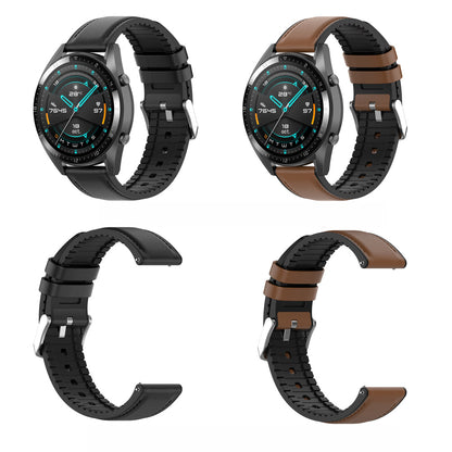 Каишка Techsuit W007 за Samsung Galaxy Watch / Huawei Watch Series, 20mm, Черна