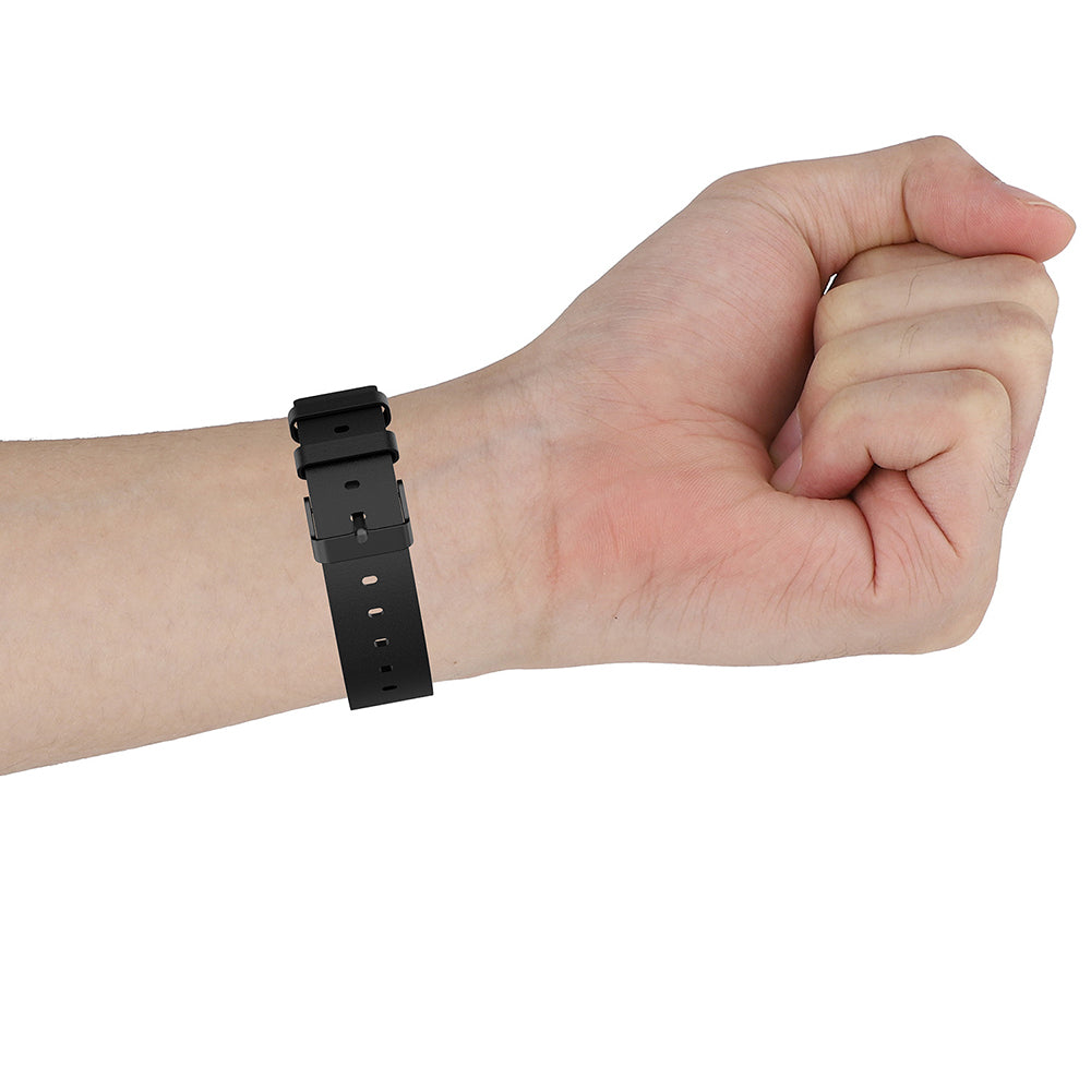 Каишка Techsuit W007PU за Samsung Galaxy Watch / Huawei Watch Series, 22mm, Бяла