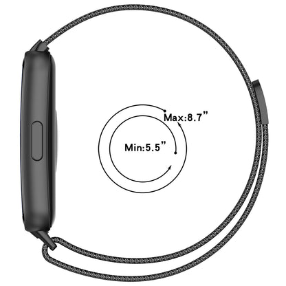 Каишка Techsuit W009 за Huawei Band 11 / 11 Pro, Сребриста
