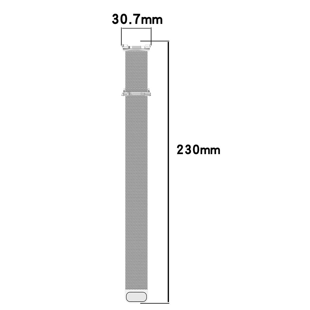 Каишка Techsuit W009 за Samsung Galaxy Watch 8 Classic / Watch8 44mm / Watch 8 40mm, Сребриста