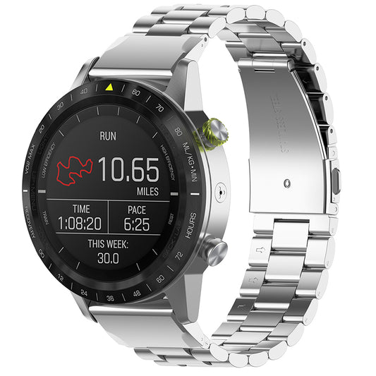 Каишка Techsuit W010 за Garmin Watch Fenix Series, 26mm, Сребриста