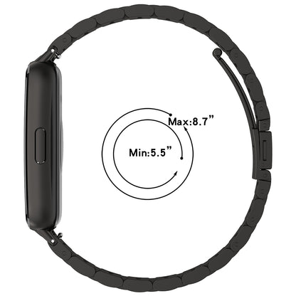 Каишка Techsuit W010 за Huawei Band 11 / 11 Pro, Сребриста