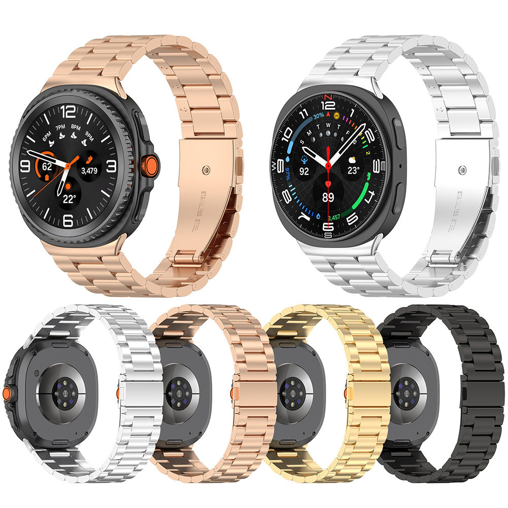 Каишка Techsuit W010 за Samsung Galaxy Watch 8 Classic / Watch8 44mm / Watch 8 40mm, Черна