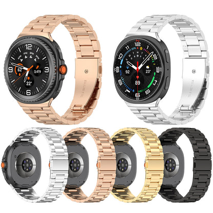 Каишка Techsuit W010 за Samsung Galaxy Watch 8 Classic / Watch8 44mm / Watch 8 40mm, Черна
