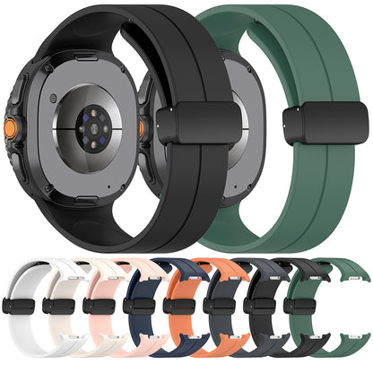 Techsuit W011 Strap for Samsung Galaxy Watch 8 Classic / Watch8 44mm / Watch 8 40mm, Dark Green