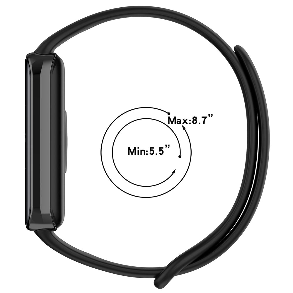 Каишка Techsuit W014 за Honor Band 9, Черна